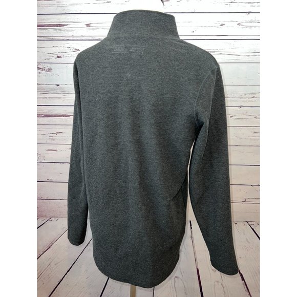 BKE 1/2 Zip Sweater Medium Dark Gray‎ Half zip Pullover Long sleeve Gray Mens - Picture 5 of 6